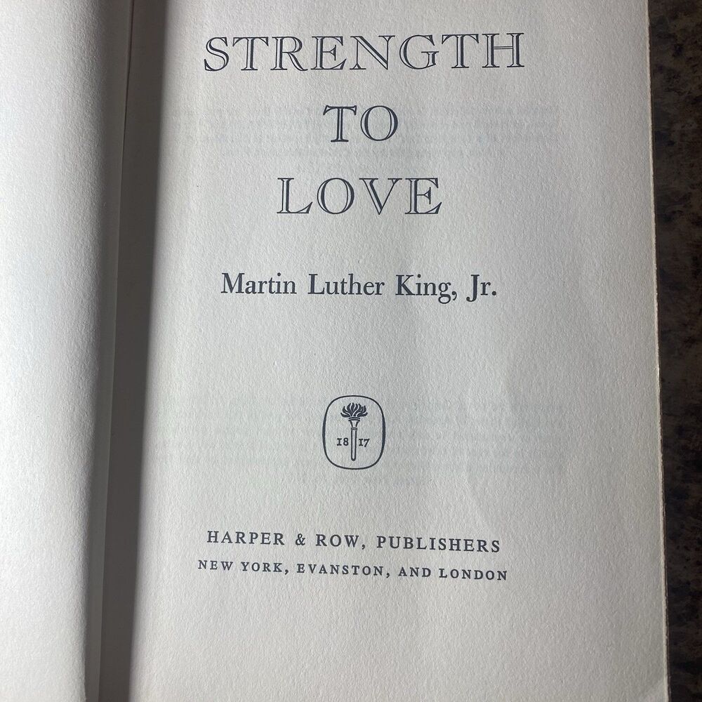 First Edition Stated STRENGTH TO LOVE By Martin Luther King Hardcover 1963
